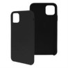 FUNDA GHIA DE SILICON COLOR NEGRO CON MICA PARA IPHONE 11 PRO MAX