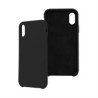 FUNDA GHIA DE SILICON COLOR NEGRO CON MICA PARA IPHONE XS MAX