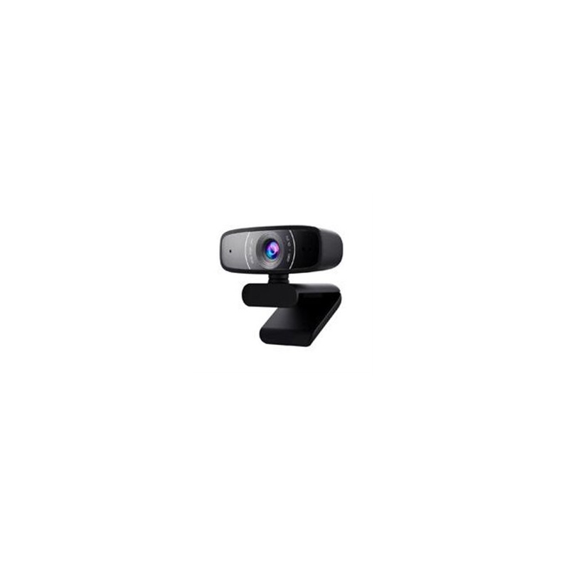 CAMARA WEB ASUS C3/FHD 1080P/30 FPS/MICROFONO/USB/ROTACION 360°/REDUCE RUIDO AMBIENTAL