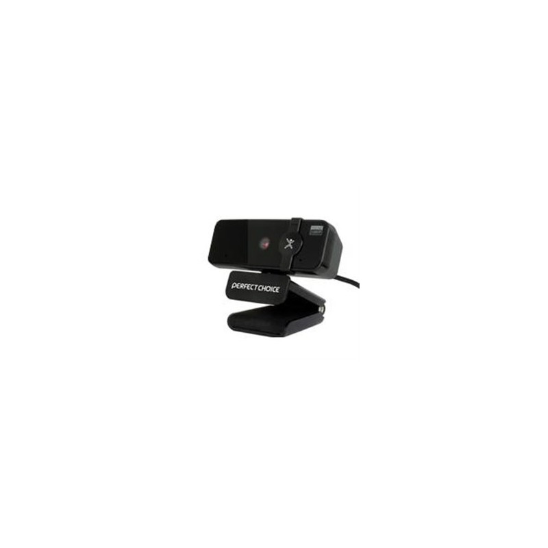CÁMARA WEB USB AUTOFOCUS 1080P PERFECT CHOICE NEGRA