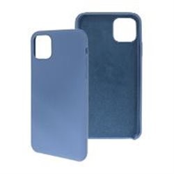 FUNDA GHIA DE  SILICON COLOR AZUL CON MICA PARA IPHONE 11 PRO MAX