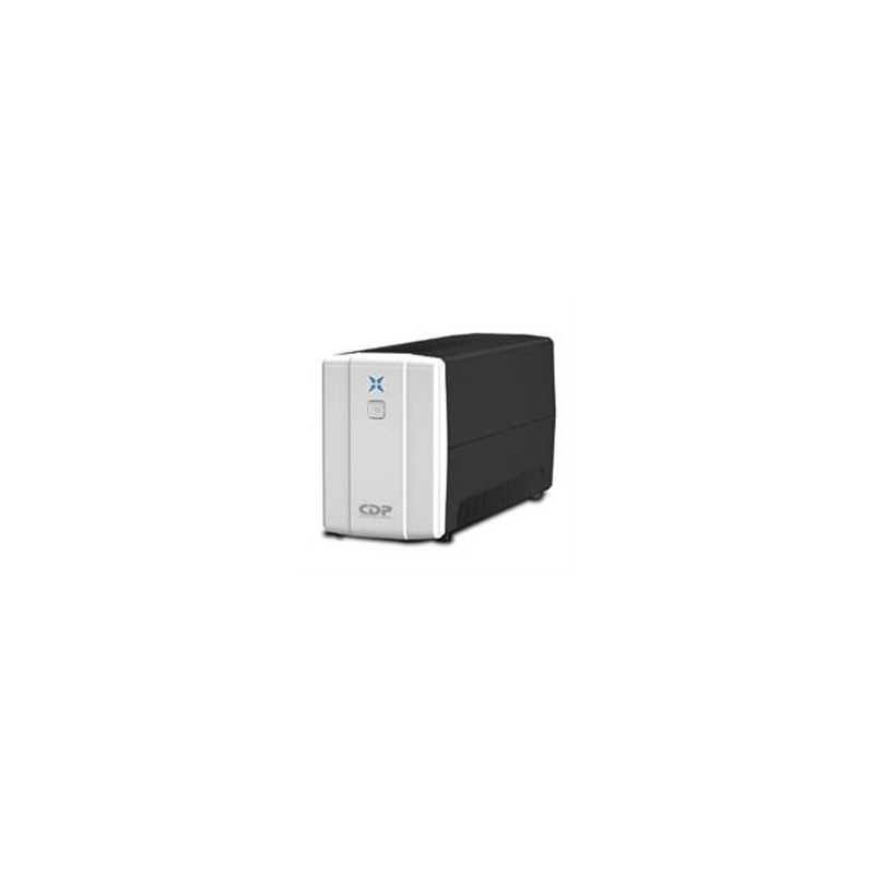 NO BREAK CDP 500VA/250W, 8 CONTACTOS, INDICADORES LED, BRAKER, RESPALDO DE BATERIA Y SUP DE PICOS
