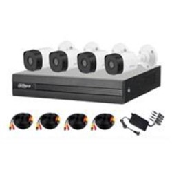 KIT DE 4 CANALES DE 2 MEGAPIXELES/ DVR COOPER-I WIZSENSE/ CON IA/ H.265+/ 4 CAMARAS B1A21 1080P/ 4 CANALES + 1 IP O HASTA 5 CANA