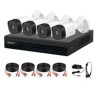 KIT DE 4 CANALES DE 1 MEGAPIXEL/ 4 CáMARAS B1A11 CON LENTE DE 2.8MM/ 93 GRADOS DE APERTURA/ 4 CH+1 IP O HASTA 5 CH IP/ SMD PLUS/