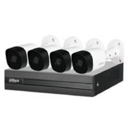 KIT DVR/DAHUA/DH-KIT/XVR1B04H-I/4-B2A51N-0280B-S2/KIT DE 4 CANALES DE 5 MEGAPIXELES/ DVR COOPER-I WIZSENSE/ CON IA/ H.265/ 4 CAM