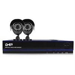 KIT GHIA DVR 4 CH PENTAHIBRIDO 1080P LITE/ HDMI/ VGA 2 CAMARAS BALA METALICAS 720P / CONECTIVIDAD P2P / 2 ROLLOS DE CABLE 18.3 M