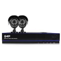 KIT GHIA DVR 4 CH PENTAHIBRIDO 1080P LITE/ HDMI/ VGA 2 CAMARAS BALA METALICAS 720P / CONECTIVIDAD P2P / 2 ROLLOS DE CABLE 18.3 M