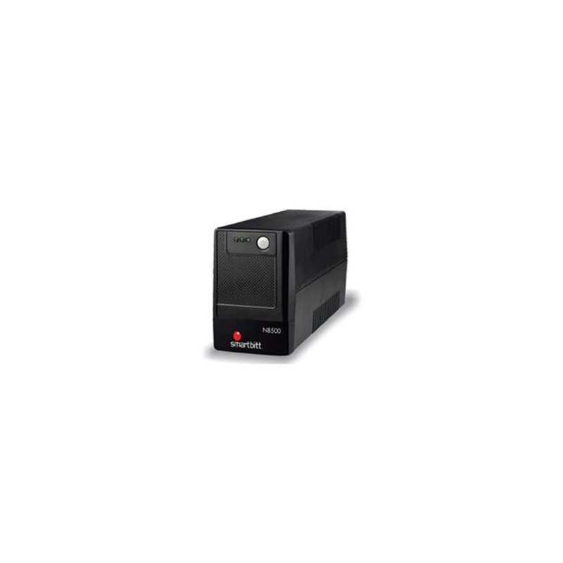 NO BREAK SMARTBITT 500VA / 250W, 4 CONTACTOS, CON REGULADOR Y SUPRESOR DE PICOS.