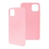 FUNDA GHIA DE  SILICON COLOR ROSA CON MICA PARA IPHONE 11 PRO MAX