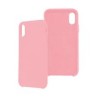 FUNDA GHIA DE SILICON COLOR ROSA CON MICA PARA IPHONE XS MAX