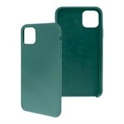 FUNDA GHIA DE SILICON COLOR VERDE CON MICA PARA IPHONE 11 PRO MAX