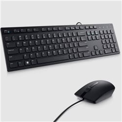 KIT DE TECLADO Y MOUSE DELL ALAMBRICO KM300C ESPAÑOL COLOR NEGRO