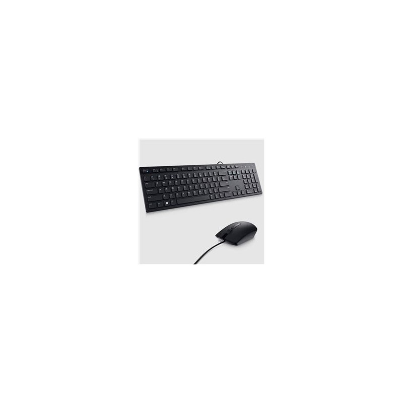 KIT DE TECLADO Y MOUSE DELL ALAMBRICO KM300C ESPAÑOL COLOR NEGRO