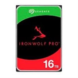 DD INTERNO 16TB SEAGATE IRONWOLF PRO 3.5 ESCRITORIO SATA3 6GB/S 256MB 7200RPM 24X7 HOT-PLUG NAS SIN LIMITE DE BAHIAS