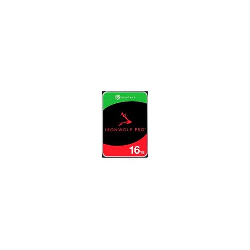 DD INTERNO 16TB SEAGATE IRONWOLF PRO 3.5 ESCRITORIO SATA3 6GB/S 256MB 7200RPM 24X7 HOT-PLUG NAS SIN LIMITE DE BAHIAS