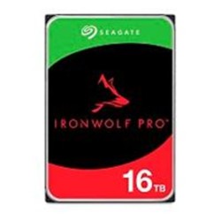 DD INTERNO 16TB SEAGATE IRONWOLF PRO 3.5 ESCRITORIO SATA3 6GB/S 256MB 7200RPM 24X7 HOT-PLUG NAS SIN LIMITE DE BAHIAS