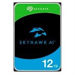 DD INTERNO SEAGATE SKYHAWK VIDEO VIGILANCIA AI 3.5 12TB SATA3 6GB/S 7200RPM 256MB 24X7 PARA NVR 16 BAHIAS/1-64 CAM