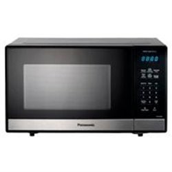 HORNO DE MICROONDAS PANASONIC 0.9 P3, 900W, COLOR PLATA/NEGRO, 7 MENUS PREESTABLECIDOS, DESCONGELAMIENTO DE 3 KG, 10 NIVELES DE