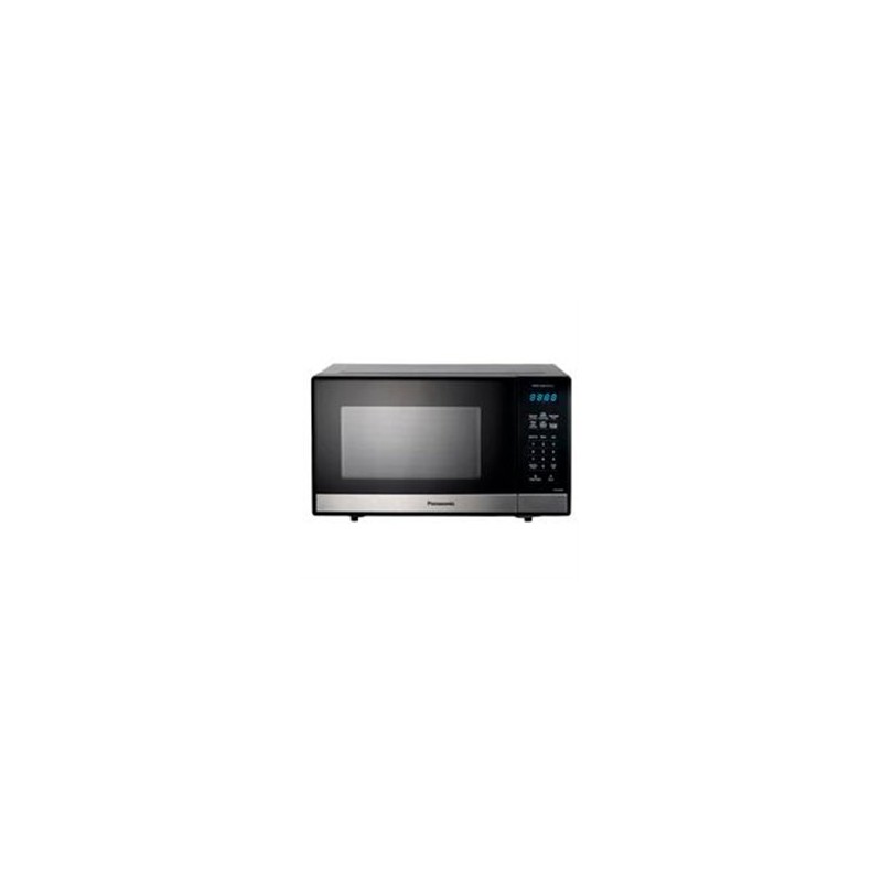 HORNO DE MICROONDAS PANASONIC 0.9 P3, 900W, COLOR PLATA/NEGRO, 7 MENUS PREESTABLECIDOS, DESCONGELAMIENTO DE 3 KG, 10 NIVELES DE