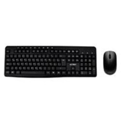 KIT DE TECLADO Y MOUSE  ACTECK CREATOR MK450 / INALAMBRICO / MULTIMEDIA/2.4GHZ/ COLOR NEGRO/AC-931748