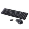 TECLADO/MOUSE LOGITECH MK220 NEGRO INALAMBRICOS COMPACTO USB ALCANCE HASTA 10 MTS