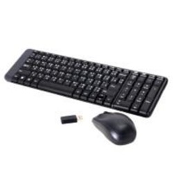 TECLADO/MOUSE LOGITECH MK220 NEGRO INALAMBRICOS COMPACTO USB ALCANCE HASTA 10 MTS