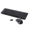 TECLADO/MOUSE LOGITECH MK220 NEGRO INALAMBRICOS COMPACTO USB ALCANCE HASTA 10 MTS