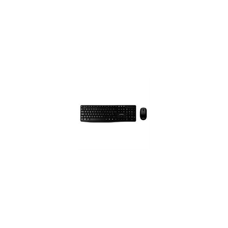 KIT TECLADO Y MOUSE ACTECK CREATOR MK440 INALAMBRICO RECEPTOR USB  NEGRO AC-931755