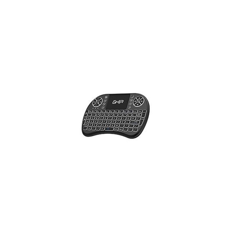 MINI TECLADO INALAMBRICO GHIA CON TOUCH PAD PARA SMART TV, TV SMART BOX Y PC