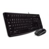 TECLADO/MOUSE LOGITECH MK120 NEGRO ALAMBRICOS USB PC / WINDOWS