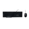 TECLADO ANTIDERRAMES / MOUSE OPTICO ALAMBRICO PERFECT CHOICE USB NEGRO
