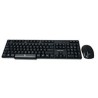 TECLADO ANTIDERRAMES / MOUSE OPTICO INALAMBRICO USB PERFECT CHOICE NEGRO