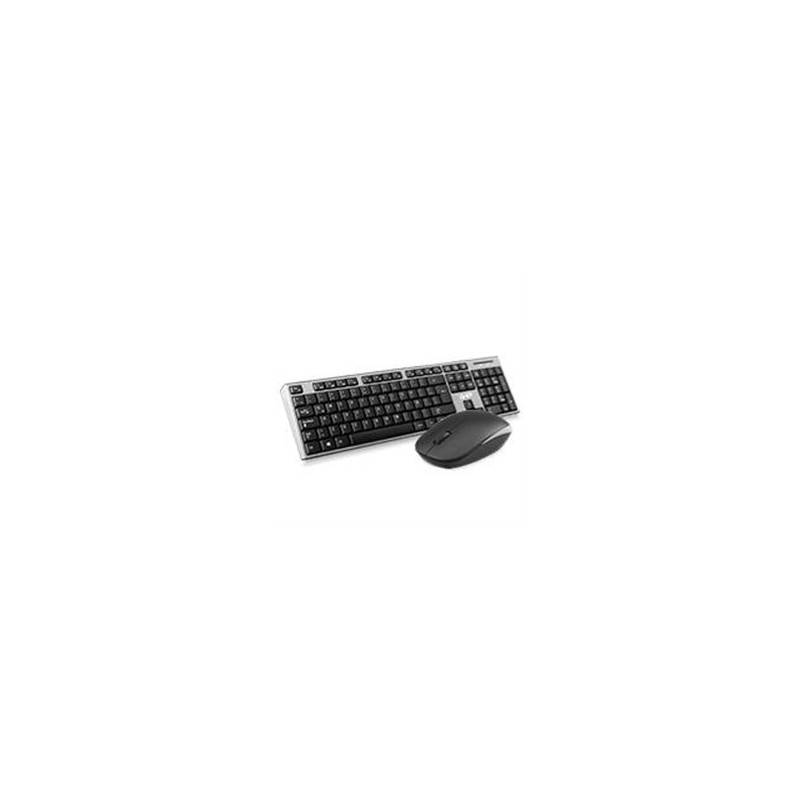 TECLADO/MOUSE COMBO INALAMBRICO GT2000GN GHIA/ COLOR GRIS/NEGRO