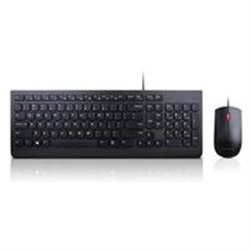 COMBO DE TECLADO Y MOUSE CON CABLE ESSENTIAL DE LENOVO  4X30L79907