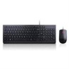 COMBO DE TECLADO Y MOUSE CON CABLE ESSENTIAL DE LENOVO  4X30L79907