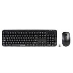 TECLADO/MOUSE TECHZONE TZ19COMB01-INA NANO USB INALAMBRICO DISEÑO RETRO