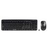 TECLADO/MOUSE TECHZONE TZ19COMB01-INA NANO USB INALAMBRICO DISEÑO RETRO