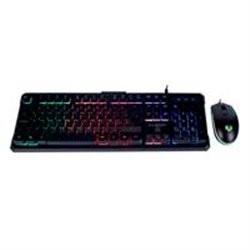 KIT DE TECLADO  Y MOUSE ALAMBRICO  BALAM RUSH/ ILUMINACION LED/ TECLAS ANTI- GHOSTING/ COLOR NEGRO/ BR-932745