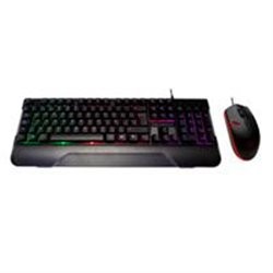 KIT TECLADO Y MOUSE ALAMBRICO BALAMRUSH /USB/ILUMINACION LED/DEMTRIX/COLOR NEGRO/BR-931373