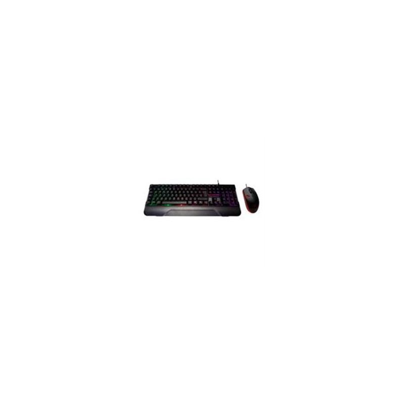 KIT TECLADO Y MOUSE ALAMBRICO BALAMRUSH /USB/ILUMINACION LED/DEMTRIX/COLOR NEGRO/BR-931373