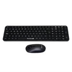 TECLADO/MOUSE TECHZONE TZCOMBINA05 NANO USB INALAMBRICO CHOCOLATE