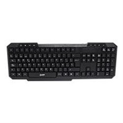 TECLADO GHIA ALAMBRICO USB MULTIMEDIA COLOR NEGRO /104 TECLAS