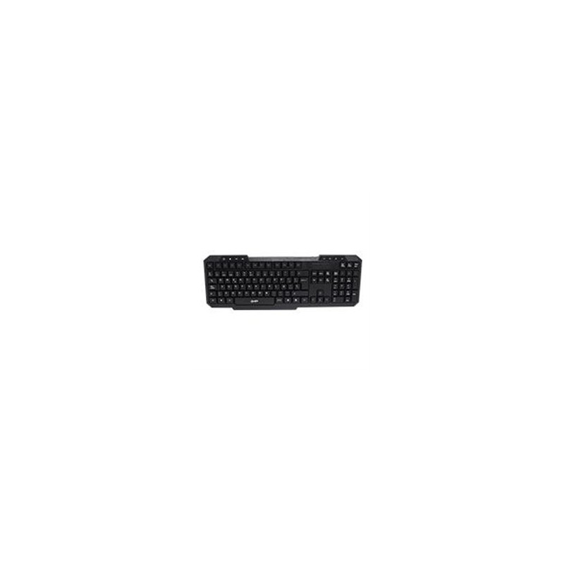 TECLADO GHIA ALAMBRICO USB MULTIMEDIA COLOR NEGRO /104 TECLAS