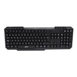 TECLADO GHIA ALAMBRICO USB MULTIMEDIA COLOR NEGRO /104 TECLAS