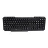 TECLADO GHIA ALAMBRICO USB MULTIMEDIA COLOR NEGRO /104 TECLAS