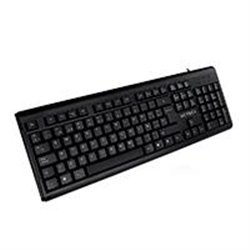 TECLADO ACTECK INSPIRE TA210 / ALAMBRICO ESTANDAR /104 TECLAS/CONEXION USB/COLOR NEGRO/AC-928946