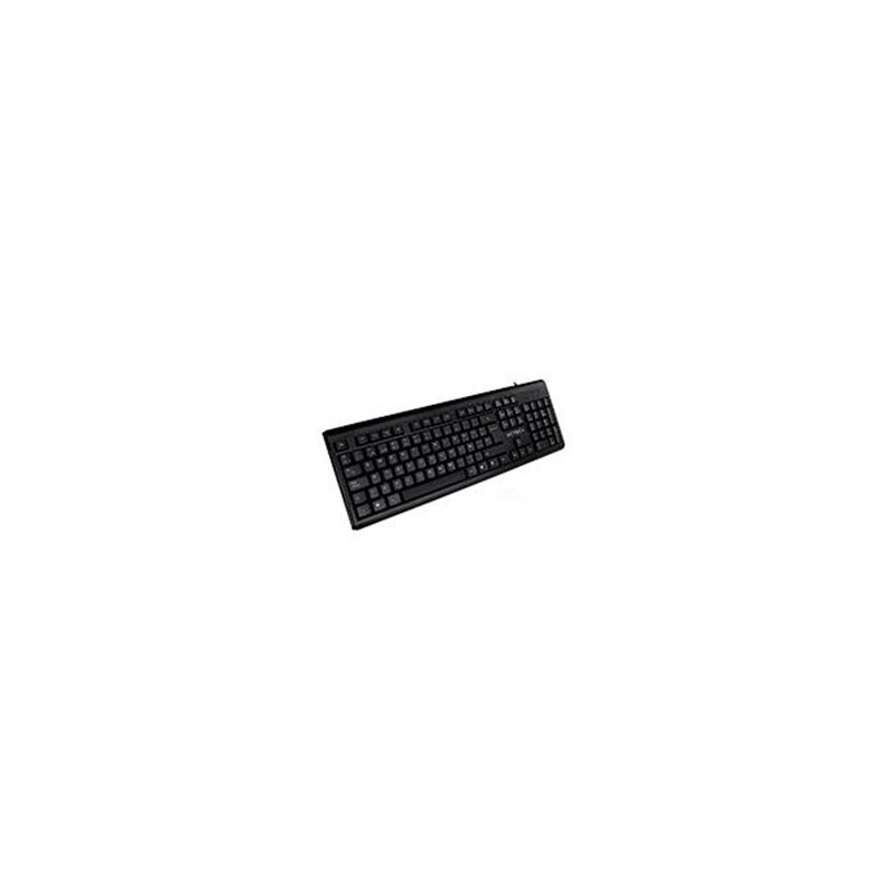 TECLADO ACTECK INSPIRE TA210 / ALAMBRICO ESTANDAR /104 TECLAS/CONEXION USB/COLOR NEGRO/AC-928946