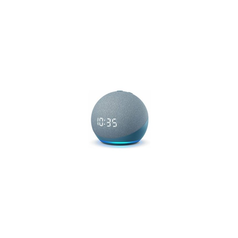 Asistente Amazon Alexa ECHO DOT 5ta Gen con reloj Azul