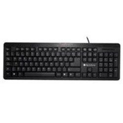 TECLADO TECHZONE TZ16TEC01-ALA ALAMBRICO STANDARD USB ERGONOMICO NEGRO