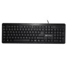 TECLADO TECHZONE TZ16TEC01-ALA ALAMBRICO STANDARD USB ERGONOMICO NEGRO